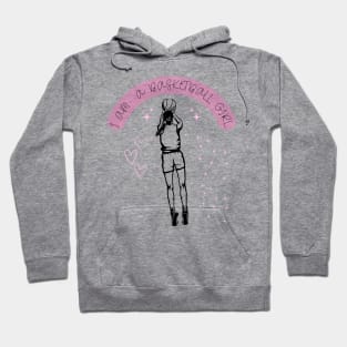 Retro Basketball Girl Art Hoodie